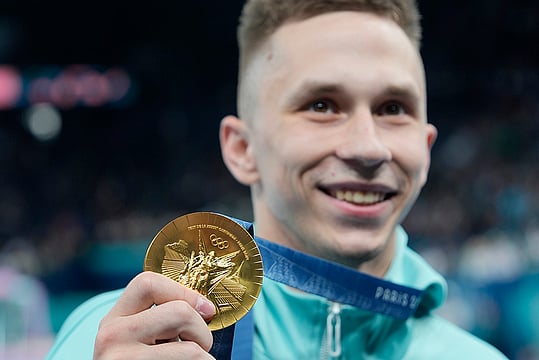 Belarusian Gymnasts Claim First Neutral Athlete Medals At Paris Olympics - In Pics